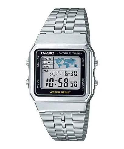 Casio World Time | Edición Mapa Vintage | A500