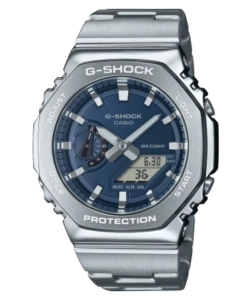 Reloj Casio G-Shock GM-2110D-2B — G-STEEL Octogonal Azul 200m