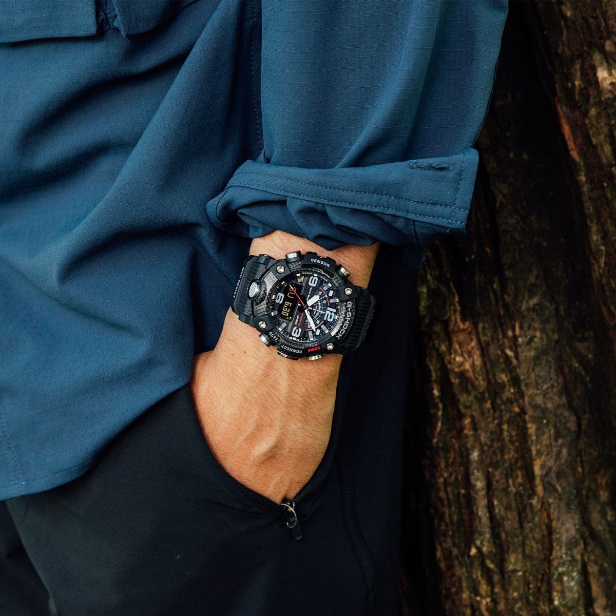 Reloj Casio G-Shock GG-B100X-1A — Mudmaster Carbono Negro 200m