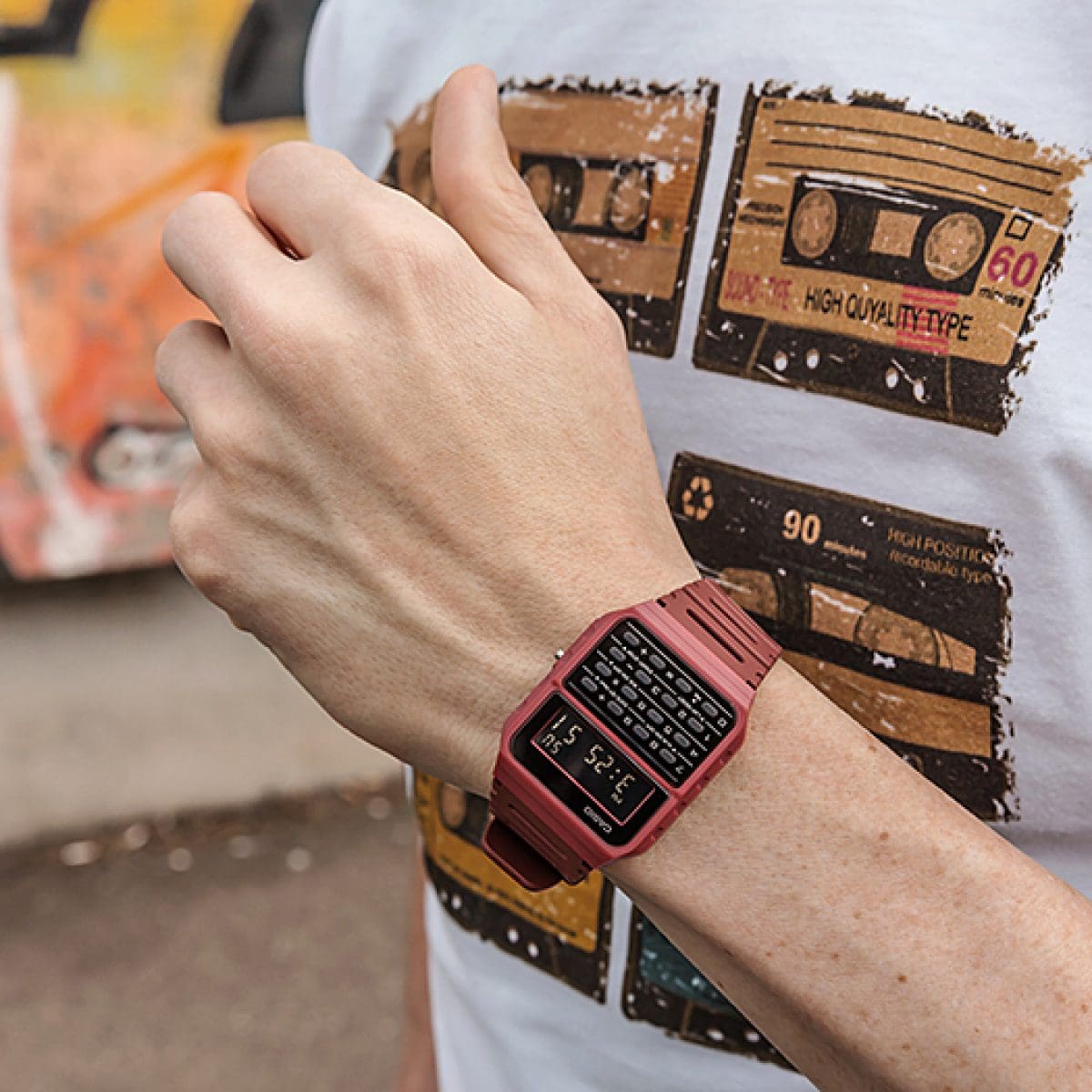 Reloj Casio CA-53WF-4B — Calculadora Retro Morado Edición Especial