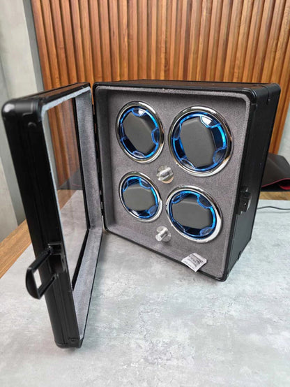 Relojera para Relojes Automaticos | Bobinadora Silenciosa en Aluminio (4 Puestos)