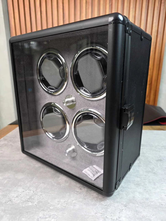 Relojera para Relojes Automaticos | Bobinadora Silenciosa en Aluminio (4 Puestos)