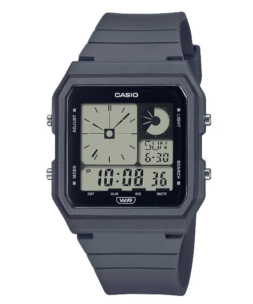 Reloj Casio LF-20W-8A2 — Digital Retro Hora Mundial Unisex