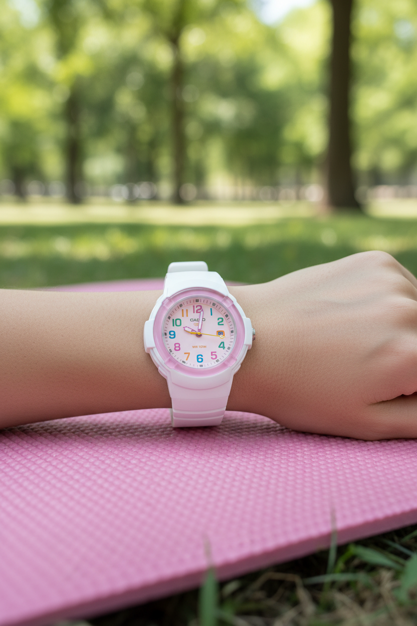 Reloj Casio LX-800H-7A1V — Casual Resistente al Agua Blanco