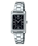 Reloj Casio LTP-1234DD-1A — Clásico Elegante Negro