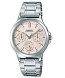 Reloj Casio LTP-V300D-4A — Clásico Multifunción Champagne