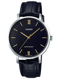 Reloj Casio LTP-VT01L-1B — Clásico Elegante Cuero Negro
