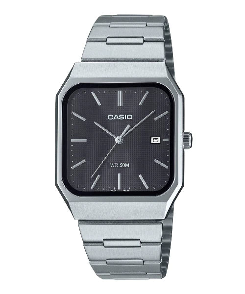 Casio Enticer | Onyx Square Slim | MTP-B185D-1AV