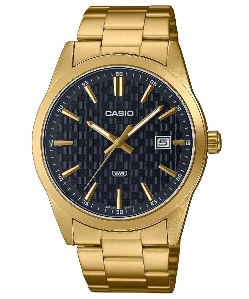 Casio Enticer | Gold & Black Classic | MTP-VD03G-1A