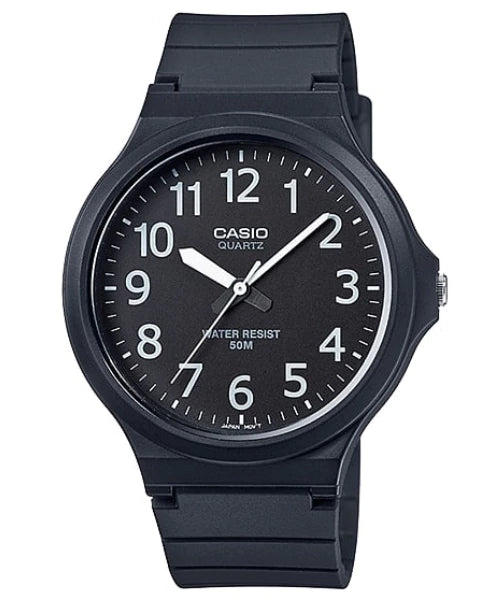 Reloj Casio MW-240-1BV — Digital Clásico Negro Correa Negra