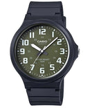Reloj Casio MW-240-3BV — Digital Verde Deportivo