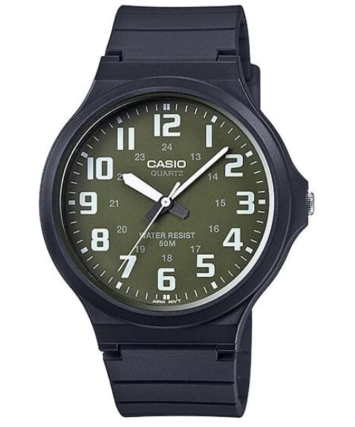 Reloj Casio MW-240-3BV — Digital Verde Deportivo