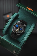 Reloj Kosmo 644-6-2-001 Automático Fase Lunar Cielo Estrellado Colección Zafiro Full Black