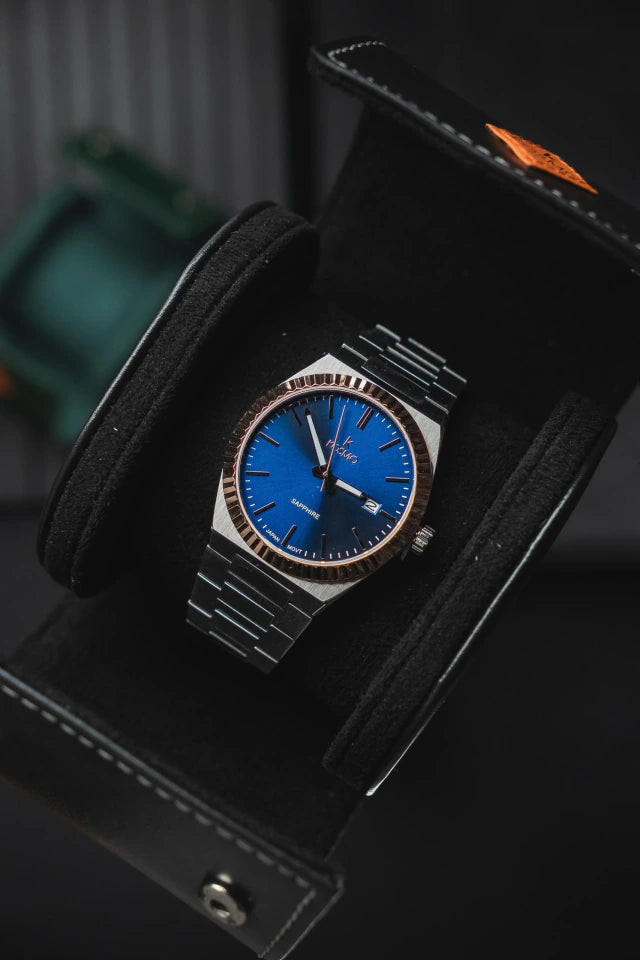 Reloj Kosmo 610-7-2-005 Colección Zafiro Bicolor Esfera Azul