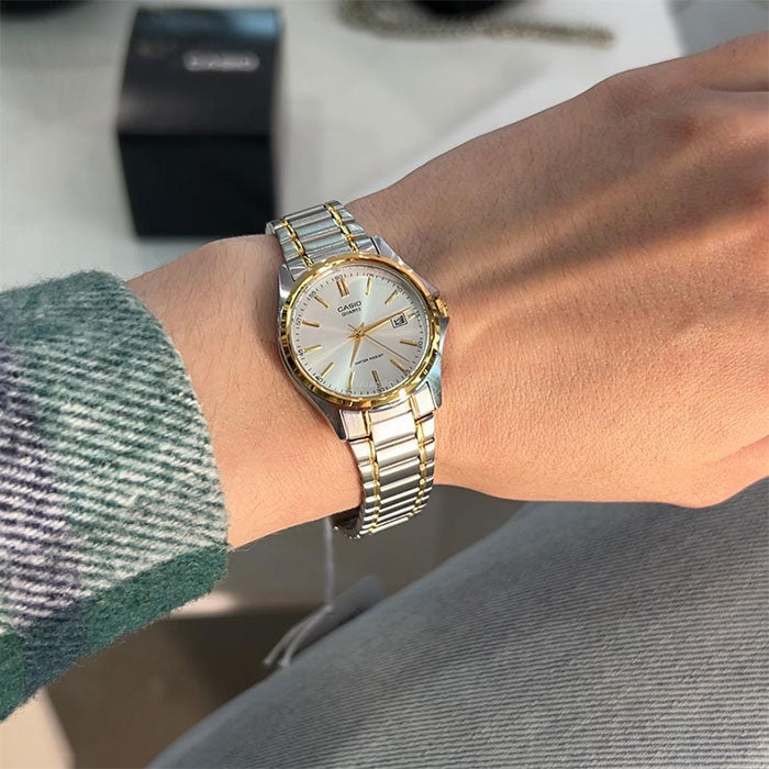 Reloj Casio LTP-1183G-7A — Clásico Elegante Bicolor
