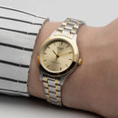 Reloj Casio LTP-1128G-9A — Clásico Elegante Compacto Bicolor