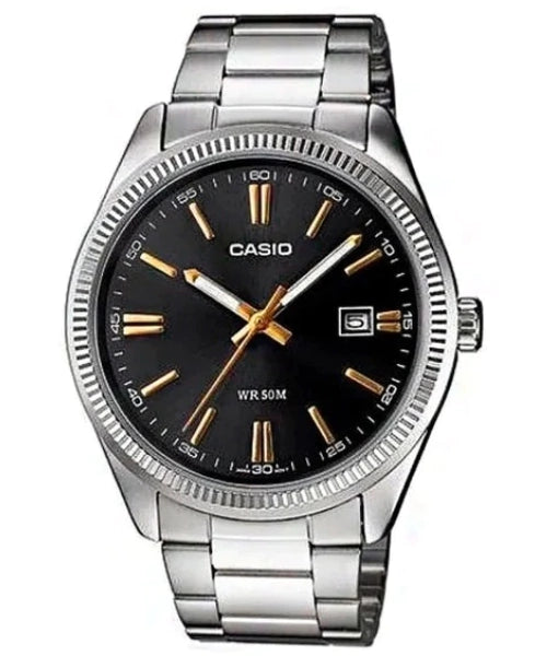 Casio Neo-Classic | Bisel Estriado & Fecha | MTP-1302D