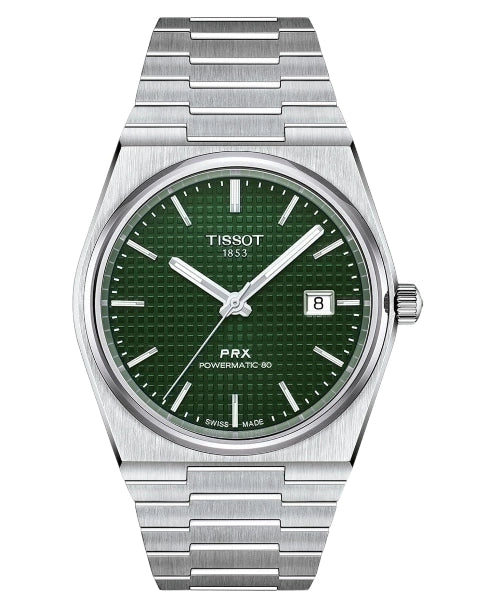 Reloj Tissot PRX Powermatic 80 T137.407.11.091.00 — Automático Suizo 40mm Esfera Gris