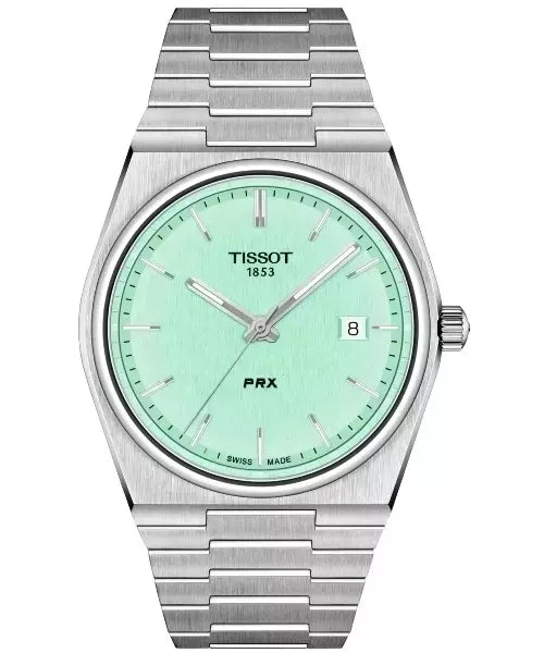 Reloj Tissot PRX T137.410.11.091.01 — Cuarzo Suizo 40mm Esfera Verde Acero