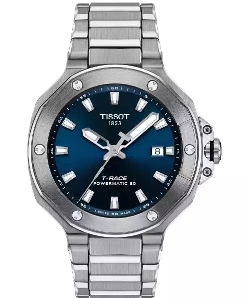 Reloj Tissot T-Race Powermatic 80 T141.807.11.041.00 — Automático Suizo 41mm Azul