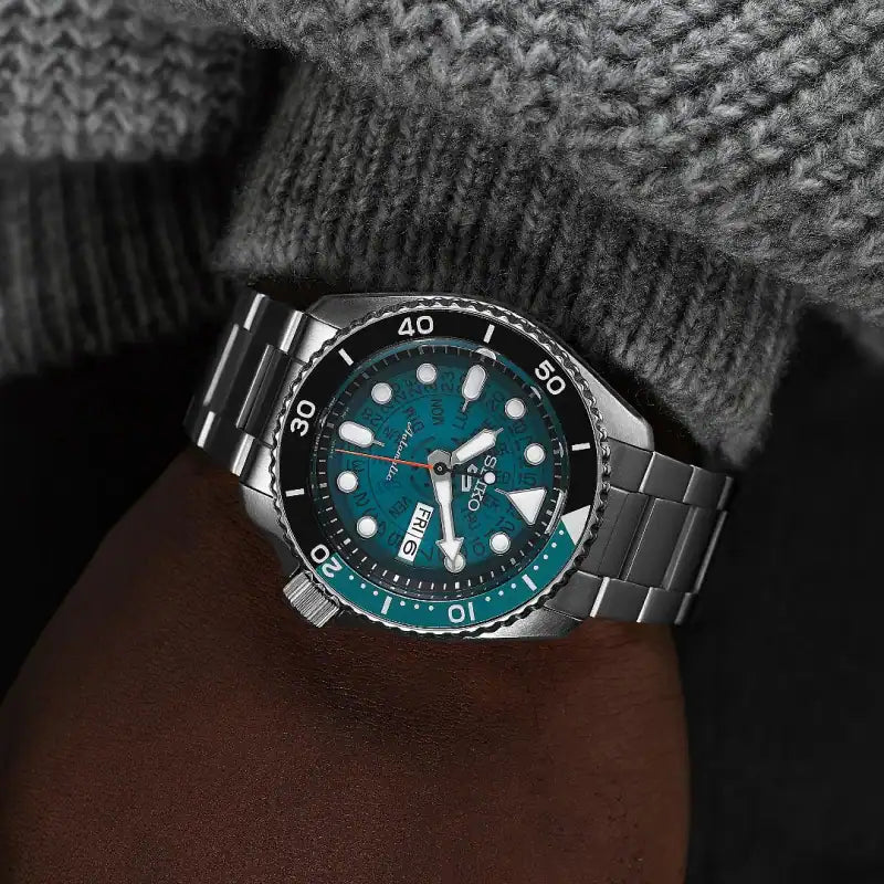 Reloj Seiko 5 Sports SRPJ45 — Automático Skeleton Azul Edición SKX