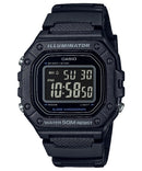 Reloj Casio W-218H-1B — Digital Negro Clásico