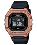 Reloj Casio W-218HM-5B Oro Rosa y Negro